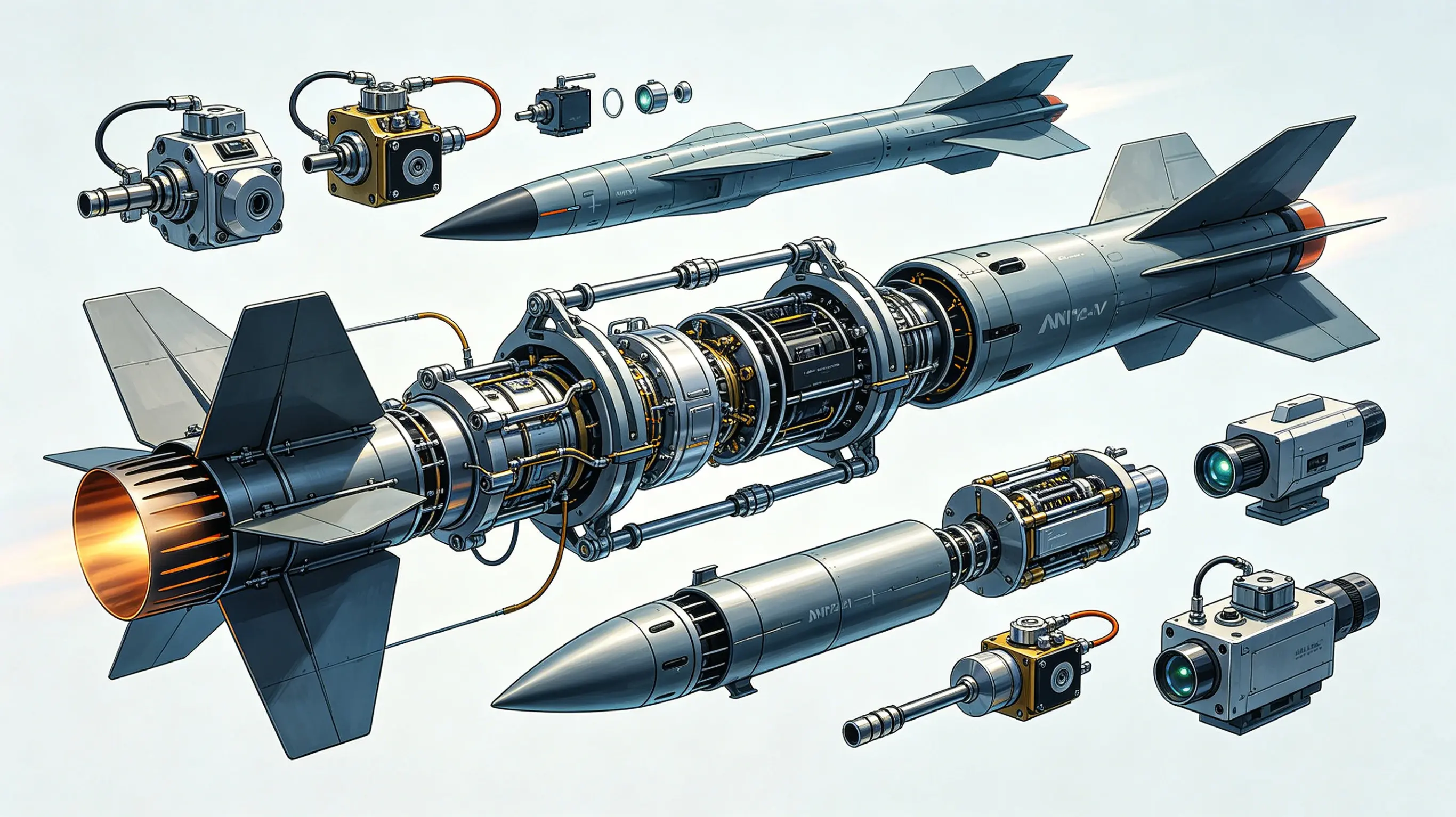 in actuator systems of missiles drones and various aerospace vehicles