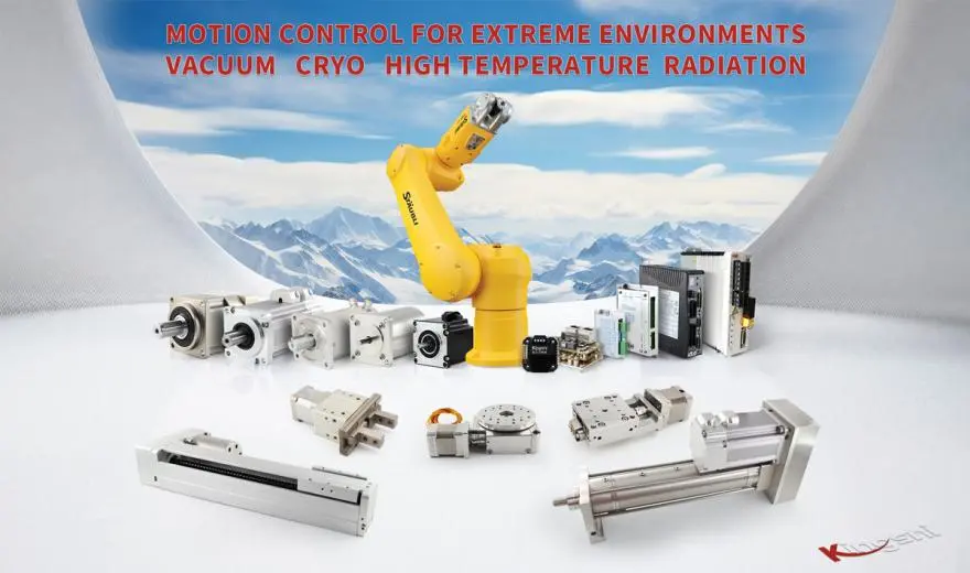 For Extreme Environments KVM Series Two-Phase Hybrid Stepper Motors